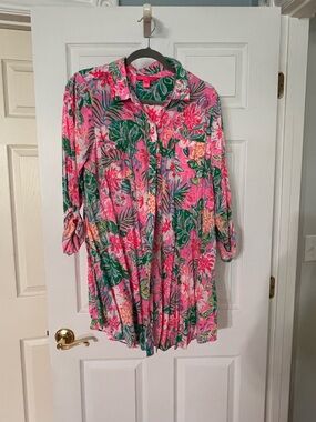 Lilly Pulitzer Joanna Shirtdress Coverup